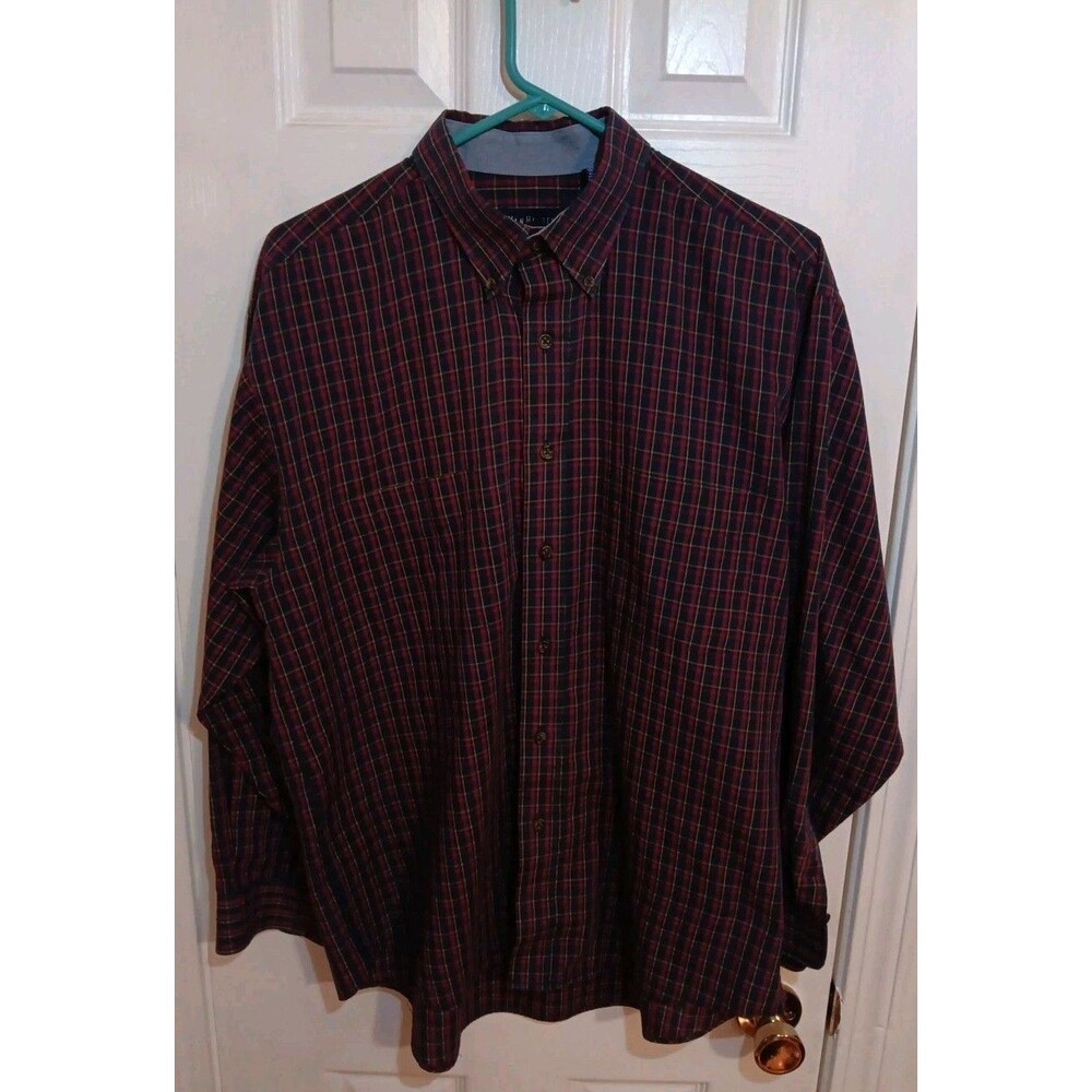 Van Heusen Dress Shirt Patterned Men's Medium